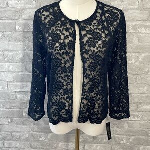 Glamour Black Lace Shrug